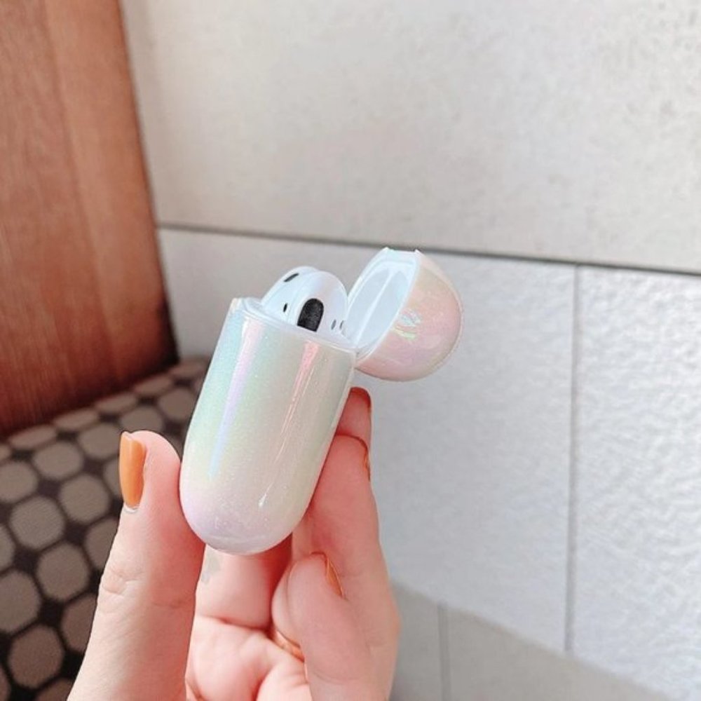 NEW Shell Hard Apple Airpods 1 2 Pro Keychain case - Picture 6 of 8